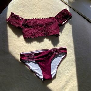 Victoria’s Secret pink two piece bathing suit